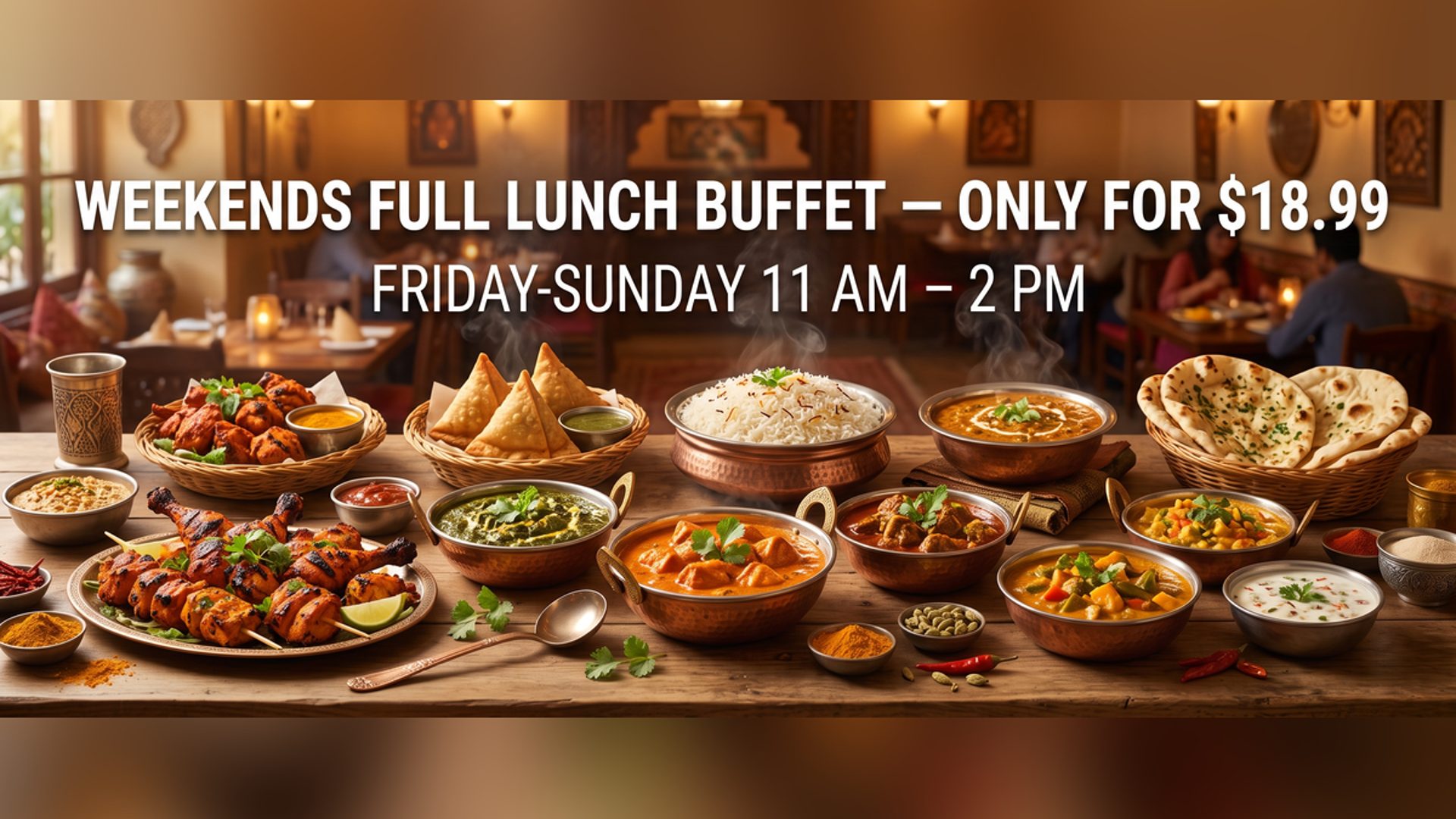 🍛 Weekends Full Lunch Buffet